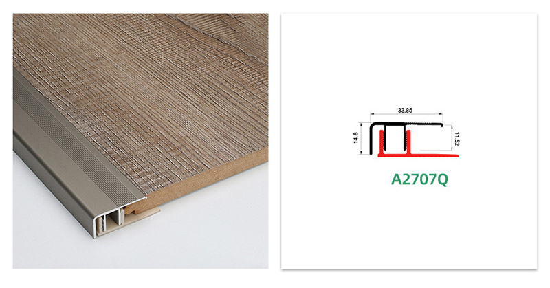 Profil Akhir Aluminium untuk Lantai Laminat