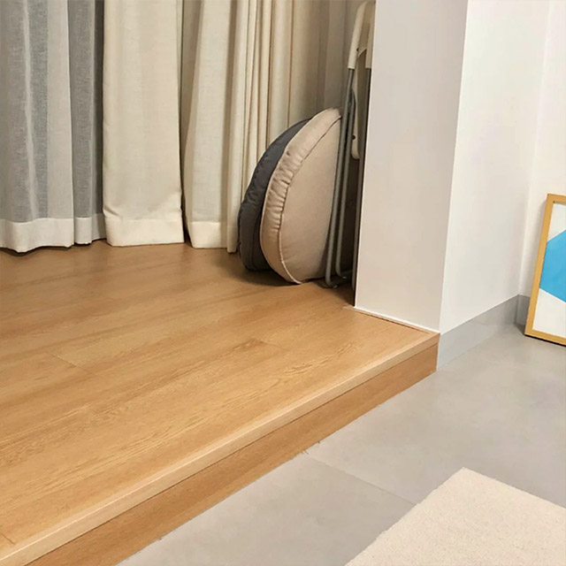 Trim Tepi Lantai SPC berbentuk L