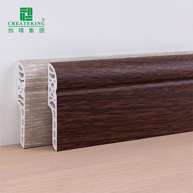 Papan Skirting Bulat Pensil PVC 70*15mm