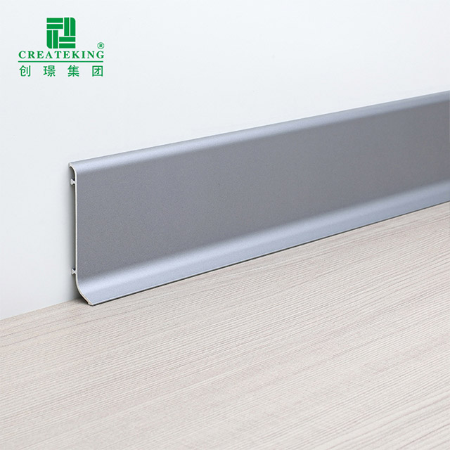 Papan Skirting Aloi Aluminium 60mm