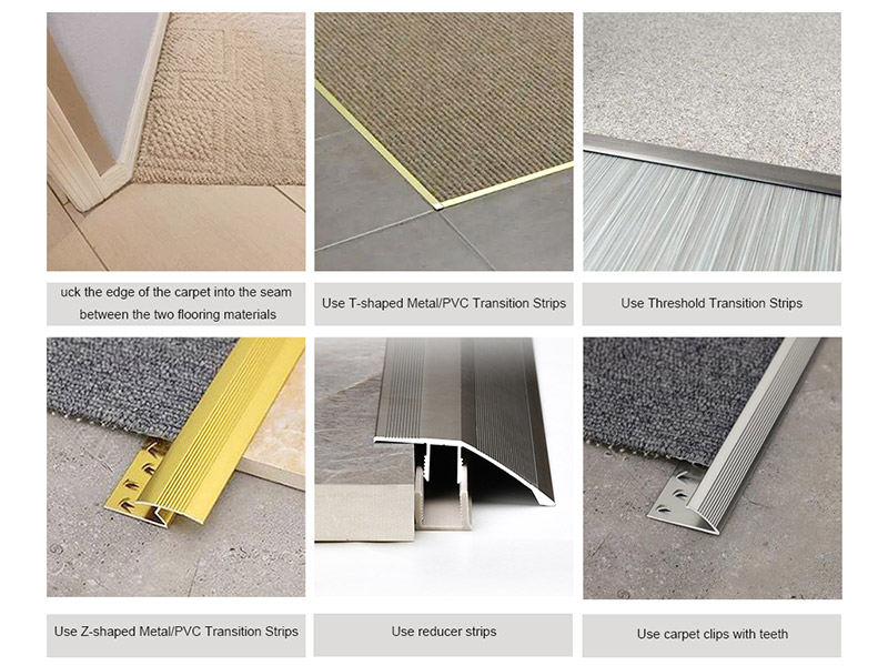 Apakah cara terbaik untuk beralih antara permaidani dan jubin?