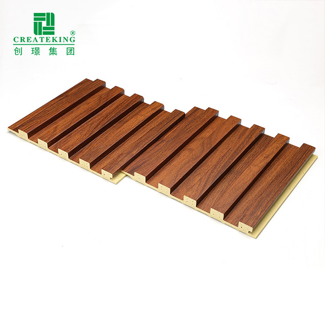 Panel Dinding Pepejal Bergalur bijirin kayu 159*12mm