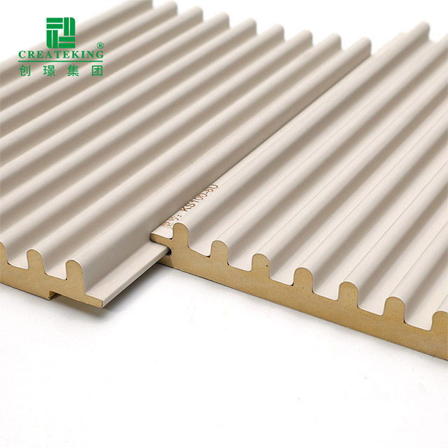 Panel Dinding Bergalur Pepejal 99.5*15mm Separuh bulat