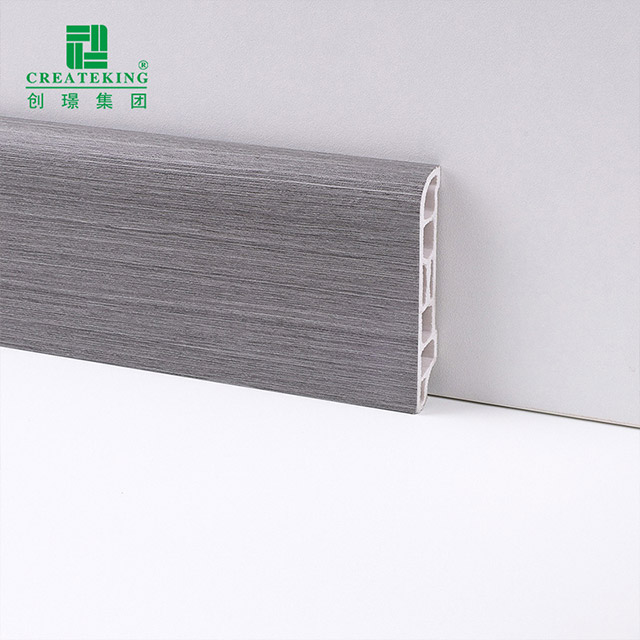 Papan Skirting PVC Bijian Kayu 60*15mm