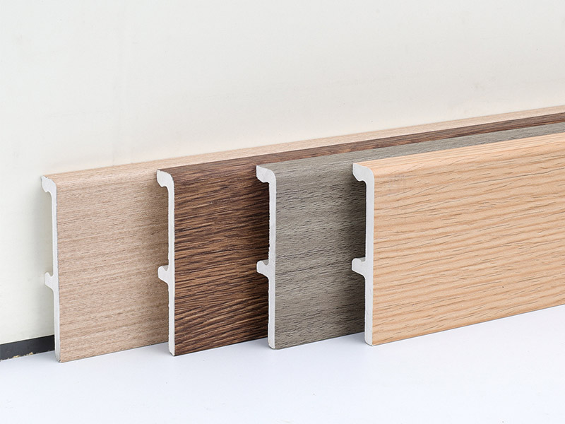 Papan Skirting Klip pada PVC 60*12mm