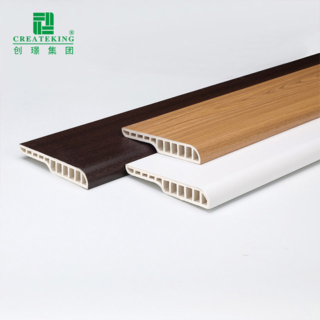 Papan Skirting Bulat Pensil PVC 95*15mm