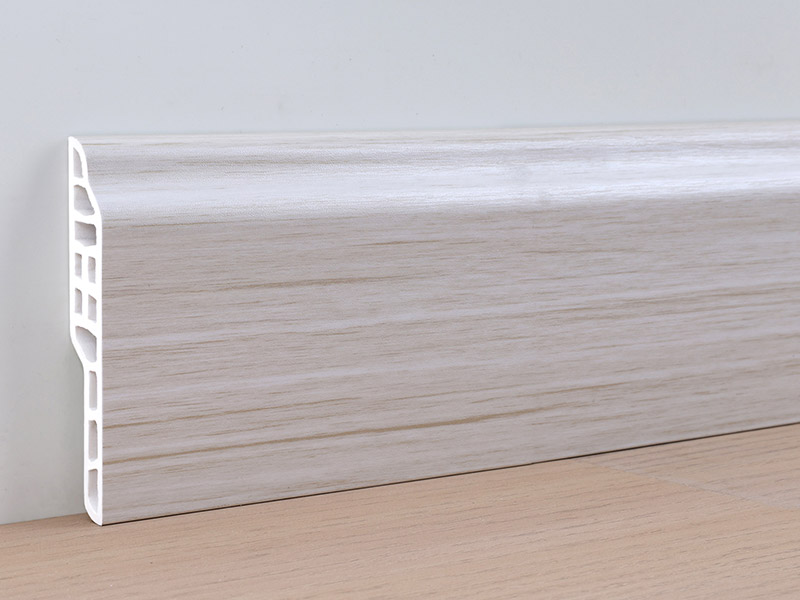 Papan Skirting Lidah Lamb PVC 80*14mm