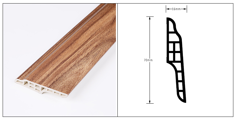 Papan Skirting SPC 70*16mm