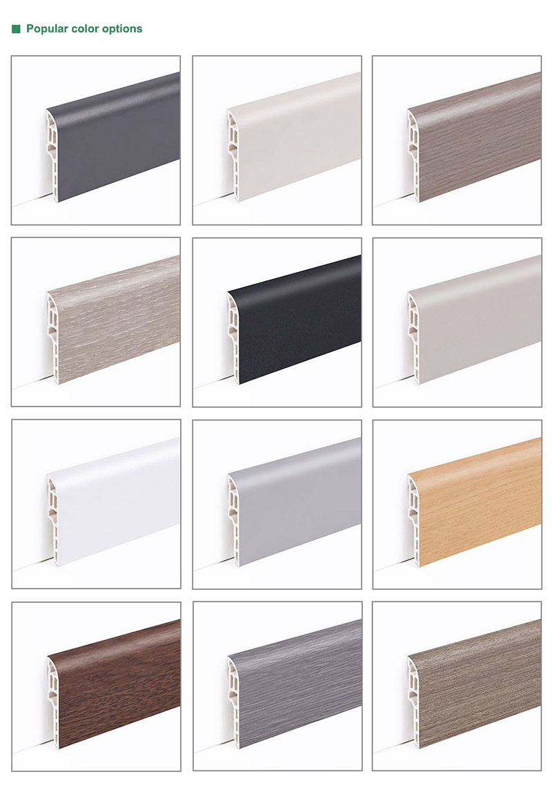 Papan Skirting Pensil PVC 60*13mm