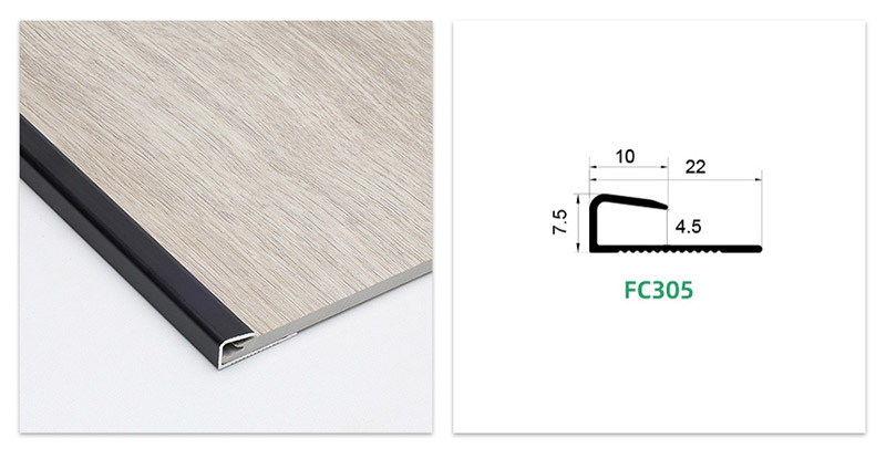 Jalur Peralihan Lantai Penutup Persegi Aluminium