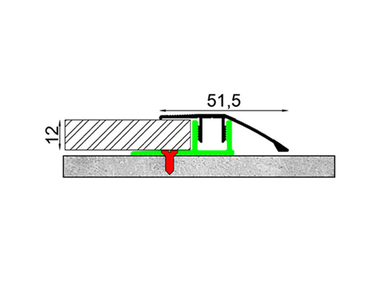 Jalur Ambang Aloi Aluminium