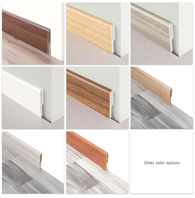 Papan Skirting Bulat Pensil PVC