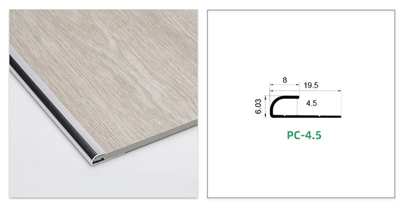 Kemasan Tepi Lantai Logam berbentuk C