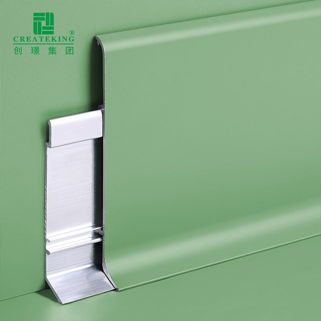 Skirting Lantai Aluminium 80*11mm