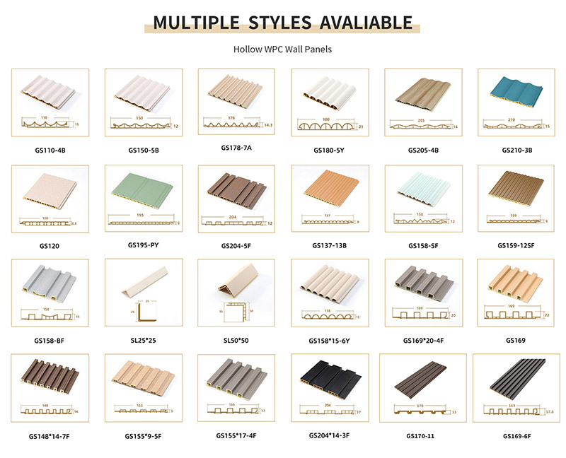 Panel Dinding WPC Berongga