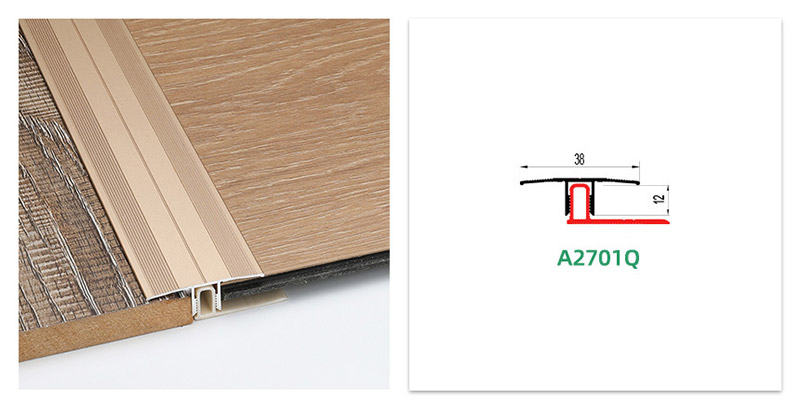 Profil Peralihan Lantai Aluminium Skru