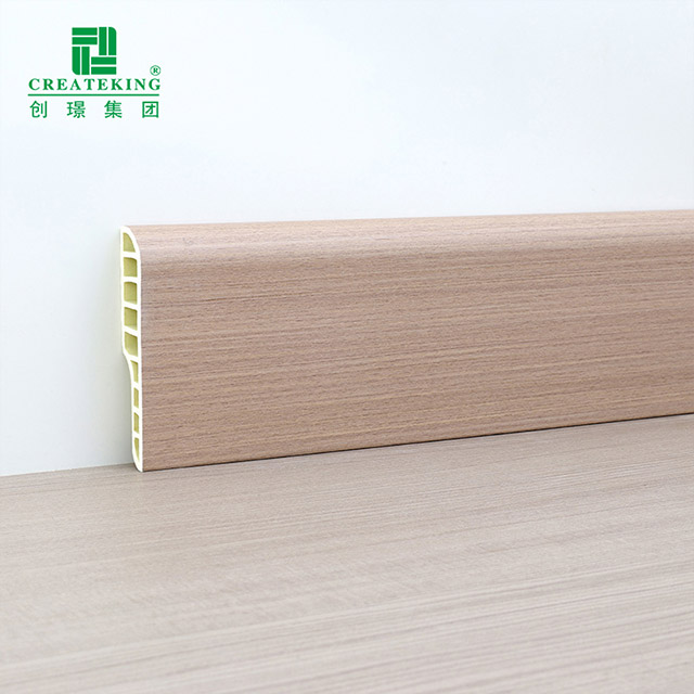 Papan Skirting Bulat Pensil PVC 75*15mm