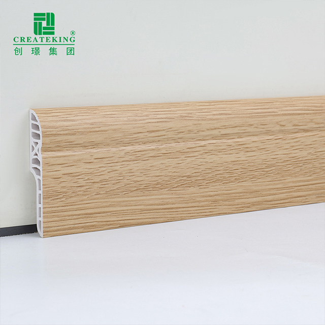 Papan Skirting Bulat Pensil PVC 70*15mm
