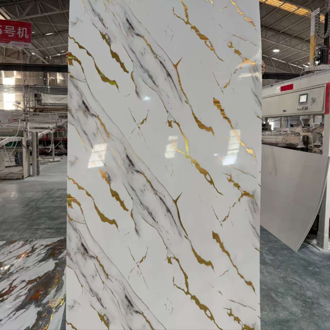 Panel Dinding PVC Berlapis Filem PET untuk Hiasan Dalaman Rumah