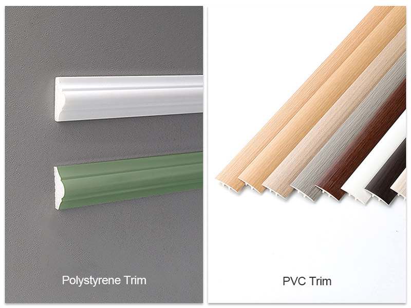 Apakah Perbezaan antara Trim Polistirena Dan Trim PVC?