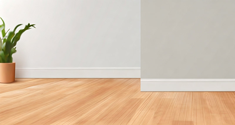 Baseboards Lebih Terang Atau Lebih Gelap Daripada Dinding